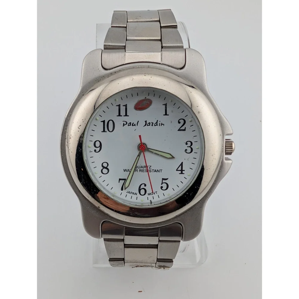 Paul Jardin Watch Men 41mm Case Silver‎ 7.5